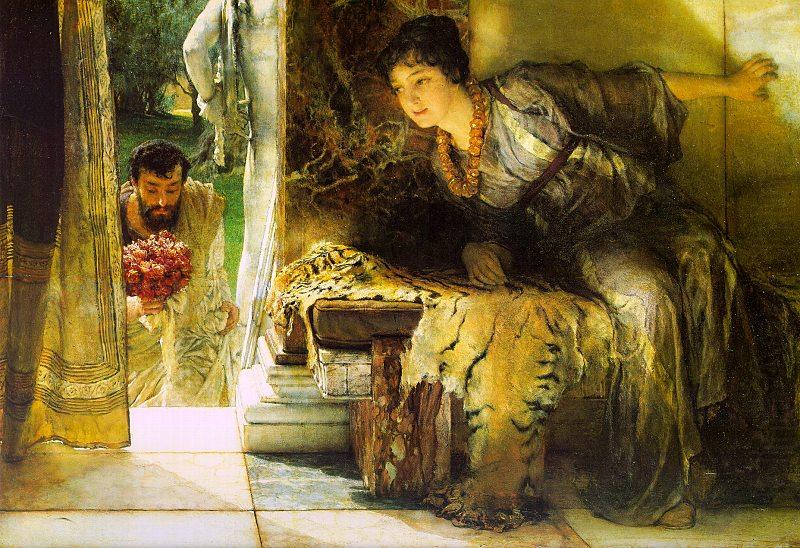 Welcome Footsteps, Alma Tadema